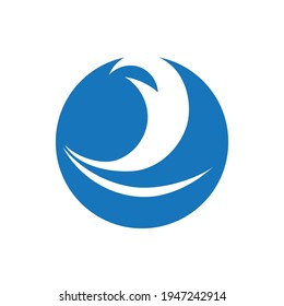 Ocean Wave Logo vector illustration design Template - Vector