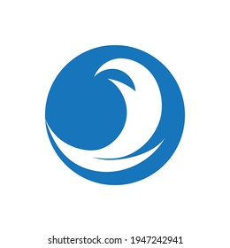 Ocean Wave Logo vector illustration design Template - Vector