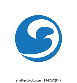 Ocean Wave Logo vector illustration design Template - Vector