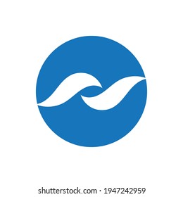 Ocean Wave Logo vector illustration design Template - Vector