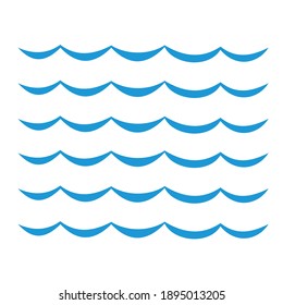ocean wave ornament vector design. good for ocean background