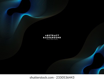 ocean wave pattern gradient blue deep sea theme background for advertisement website template website template,cover landingpage label design frame shape vector eps.