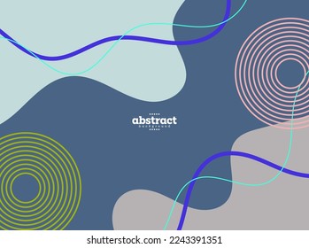 ocean wave with radiowave flow line sphere striped background for advertisement banner,brochure,website landingpage, notebook cover vector eps.