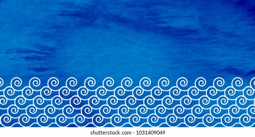 Ocean wave summer background