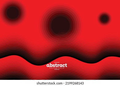 ocean wave with sun in gradient red supernatural theme background can be use for advertisement banner website brochure template package beverage label design vector eps.