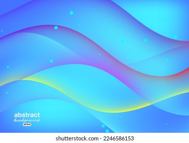 ocean wave tropical tourism background for advertisement banner,brochure,website landingpage, notebook cover vector eps.