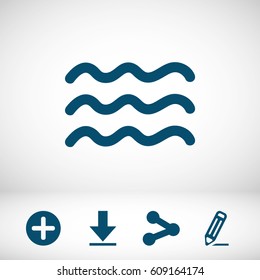 Ocean waves icon