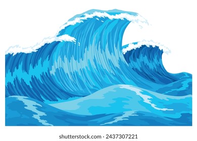Ocean waves  splash