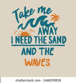 ocean waves summer vector graphic