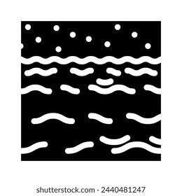 ocean waves tidal power glyph icon vector. ocean waves tidal power sign. isolated symbol illustration