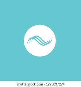 ocean waves vector illustration logo for surfboard companies or brands about the sea