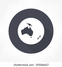oceania continent icon