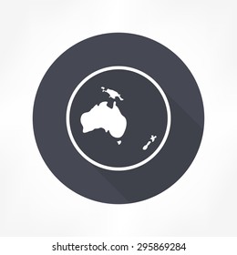 oceania continent icon
