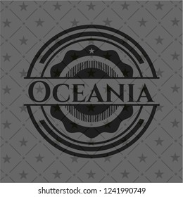 Oceania dark emblem. Retro