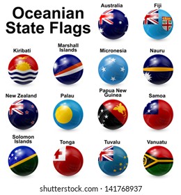 Oceania State Flags