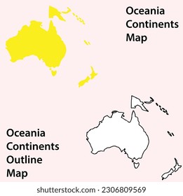 oceania stroke continents map of world