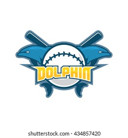 Oceanic Sport Logo template, Dolphin sport logo template