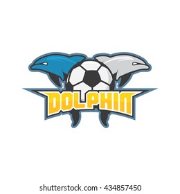 Oceanic Sport Logo template, Dolphin sport logo template