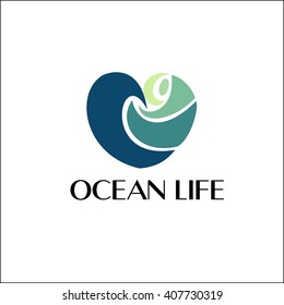 Oceanlife Logo Template