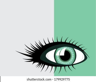 Oceanwave Eye vector