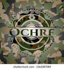 Ochre camo emblem