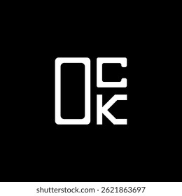 OCK letter logo creative design with vector graphic, OCK simple and modern logo. OCK luxurious alphabet design  