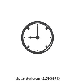 Vector de diseño plano del icono O'Clock