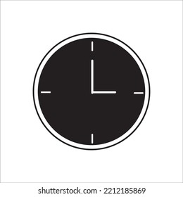 o'clock icon logo vector design