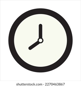 O'clock Icon Symbol Vector Illustration
