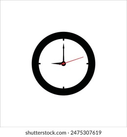 O'clock icon vector illustration logo design