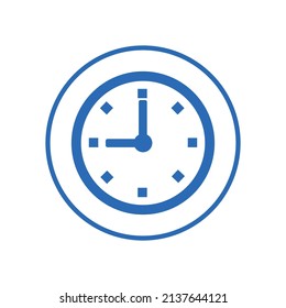 Uhr, Vektorgrafik, weißer Hintergrund