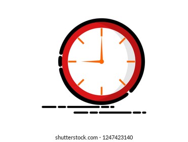 o'clock, watch, MBE style logo
