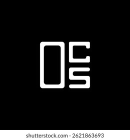 OCS carta logotipo criativo design com gráfico vetorial, OCS logotipo simples e moderno. Design de alfabeto luxuoso do OCS  
