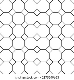 Octagon Dot Pattern seamless black White An Octagon Dot Pattern is an ideal design for a retro inspired look. Smaller tiles surround an octagon. It is mosaic pattern that is a remake of a classic