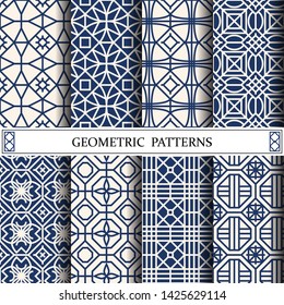 octagon geometric vector pattern for web page background , editable color