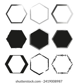 Octagon icon. Vector illustration. EPS 10.