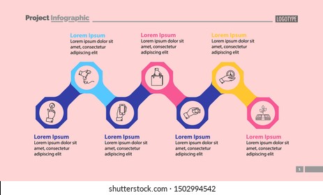 Octagon infographic diagram template. Business data graph chart design. Creative concept for presentation report infographic template.. Can be used for topics like banking, shopping, strategy