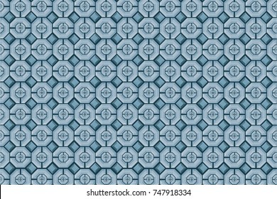 Octagon pattern graphic vector