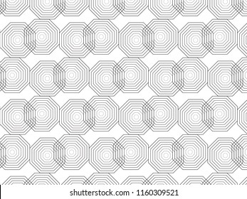 Octagon Pattern Vector Stock Vector (Royalty Free) 1160309521 ...