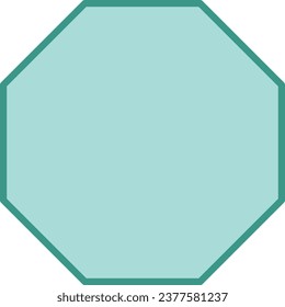 octagon shape in geometric for mathematics and science