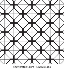 Octagon and square pattern. Vector background. Geometric abstract texture.