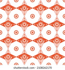 Octagonal of geometric seamless patterns. Vector illustration 