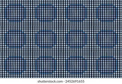 Octagonal pattern, background, polka dots, gradient, dots, abstract, colorful, modern, vector.