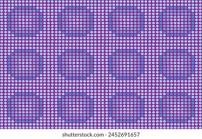 Octagonal pattern, background, polka dots, gradient, dots, abstract, colorful, modern, vector.