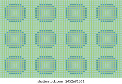 Octagonal pattern, background, polka dots, gradient, dots, abstract, colorful, modern, vector.