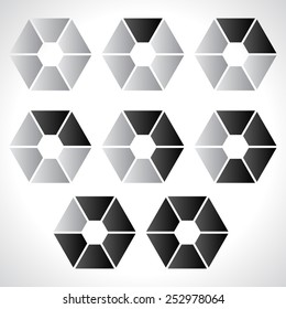 Octagonal pre-loaders, buffer shapes.