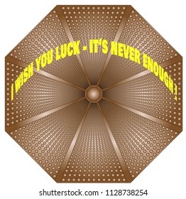 The octagonal shape, filled with balls from the center, growing in warm brown color, creates space for a wish of happiness that is never enough
