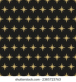 Octagonal star on a dark background