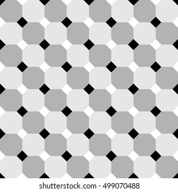 Octagons and squares pattern
