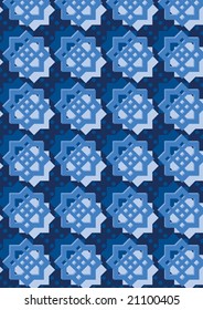 Octagram Star Pattern